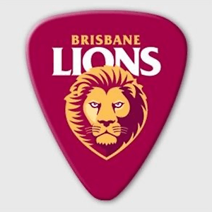 Brisbane Lions Logo - Brisbane Lions AFL Guitar Picks * 5 Team Logo Picks 9327644026830