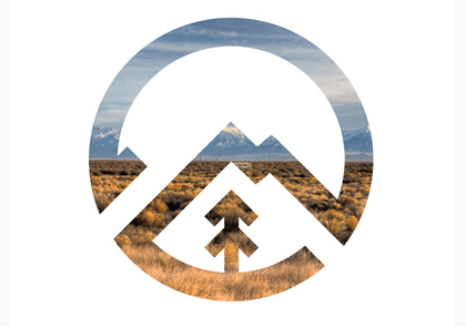 Circle Mountain Logo - logo camp geometric circle photography. adventure. Logos, Logo
