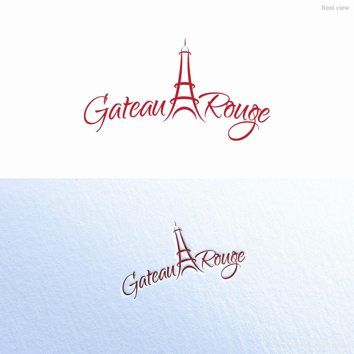 French Designer Logo - Elegant, Playful, Bakery Logo Design for Gateau Rouge by Anthony ...