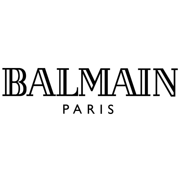 French Designer Logo - Balmain Logo Font