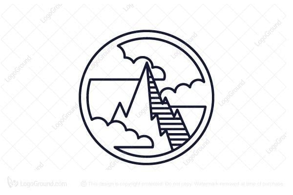 Circle Mountain Logo - High Mountain Logo