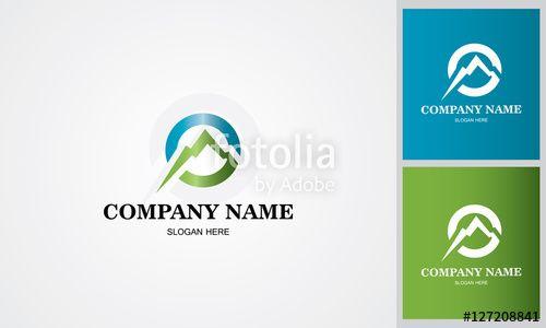 Circle Mountain Logo - Circle Mountain Logo Stock Image And Royalty Free Vector Files