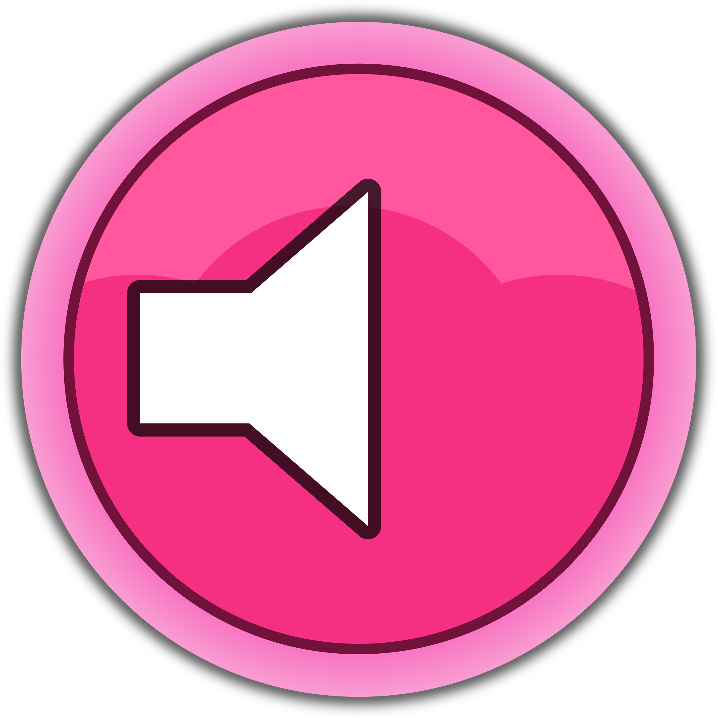 Pink Button Logo - Clipart - Pink button 