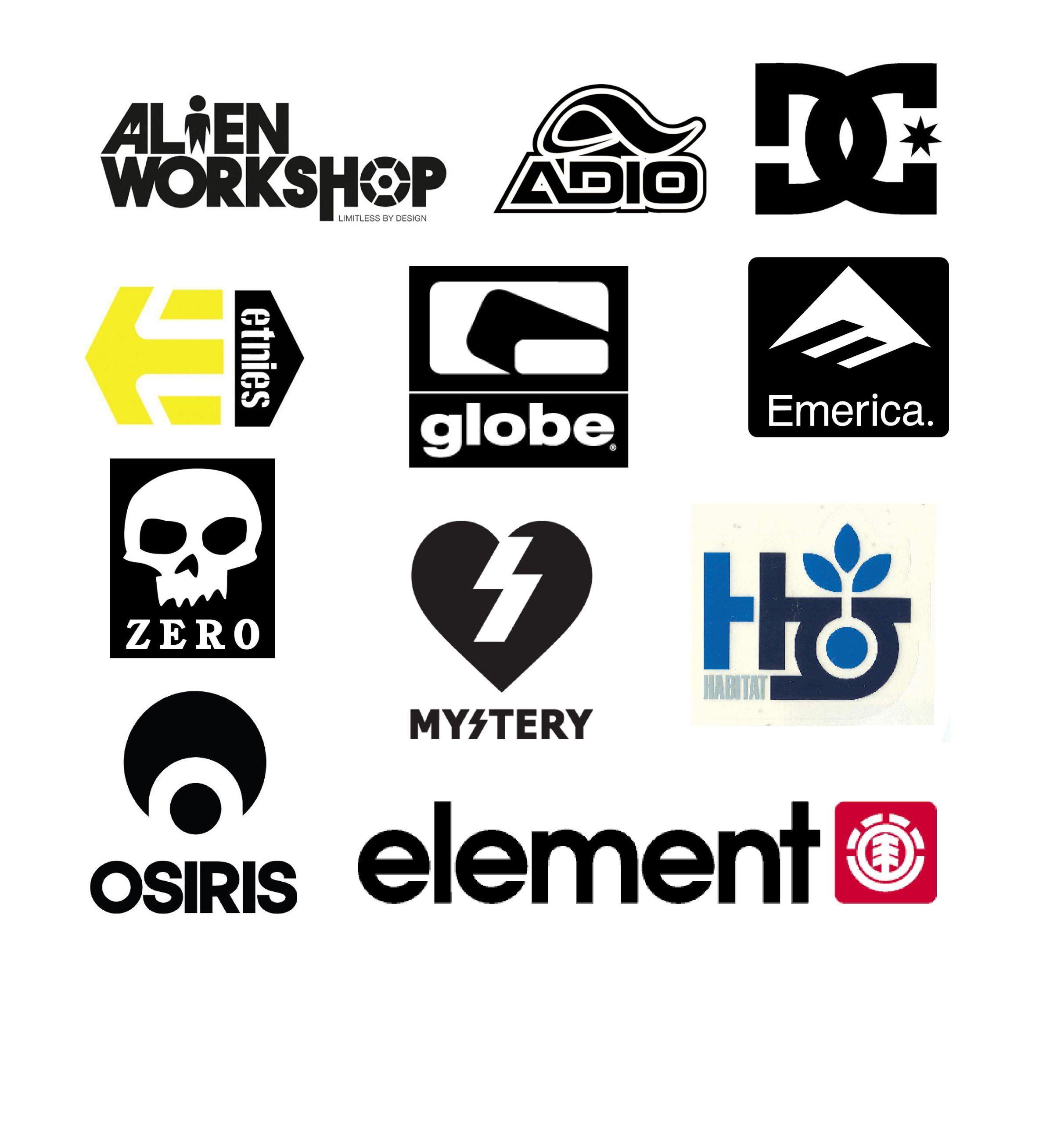 Skate Company Logo - 10. Vintage and Contemporary Skateboard Brand Logos. JACK GILLILAND FMP