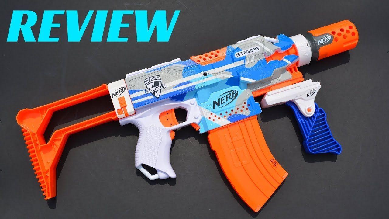 Camo Nerf Logo - REVIEW NERF Battle Camo STRYFE with Unboxing and Firing Test