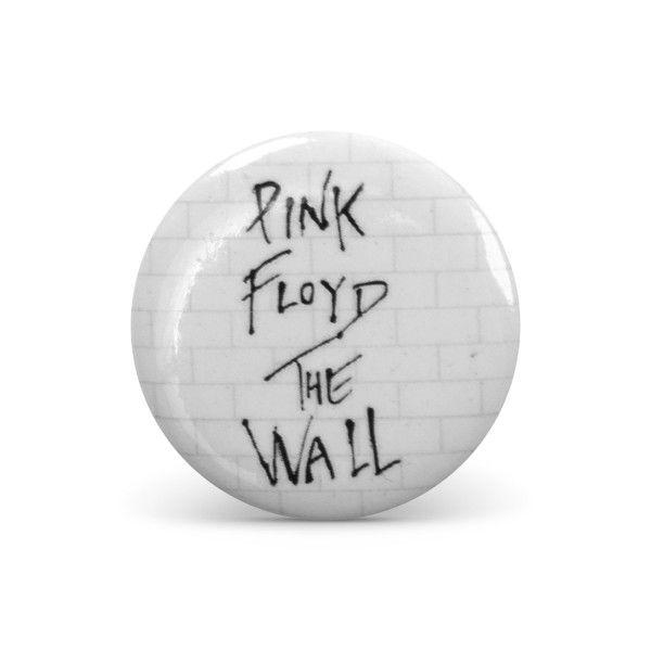 Pink Button Logo - Roger Waters Brick Wall Logo Button | Shop the Pink Floyd ...