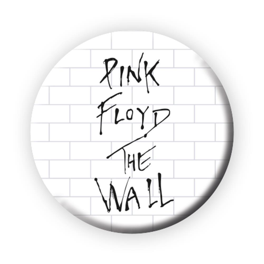 Pink Button Logo - Pink Floyd The Wall Logo Button