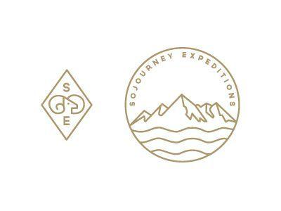 Circle Mountain Logo - Sojourney Icon. BRAND BUZZ. Logo design, Logos, Logo inspiration