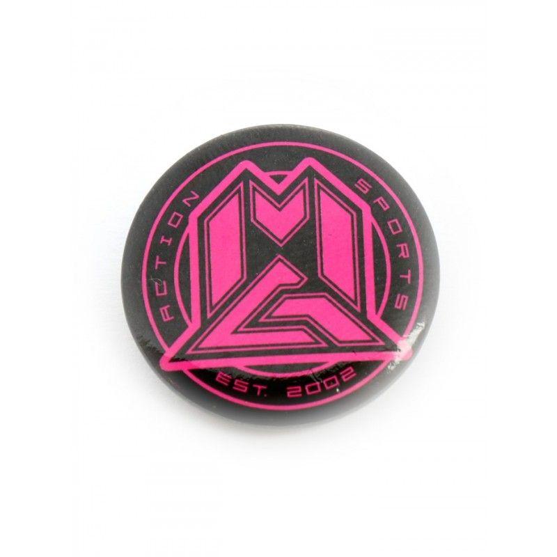 Pink Button Logo - MGP Full Logo Button - Black/Pink - Rollers.hu