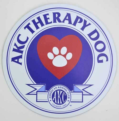 Therapy Dog Logo - AKC Therapy Dog Magnet | AKC Shop