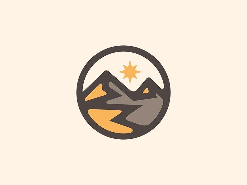 Simple Mountain Logo - Golden Mountain Logo by Yoga Perdana | Dribbble | Dribbble