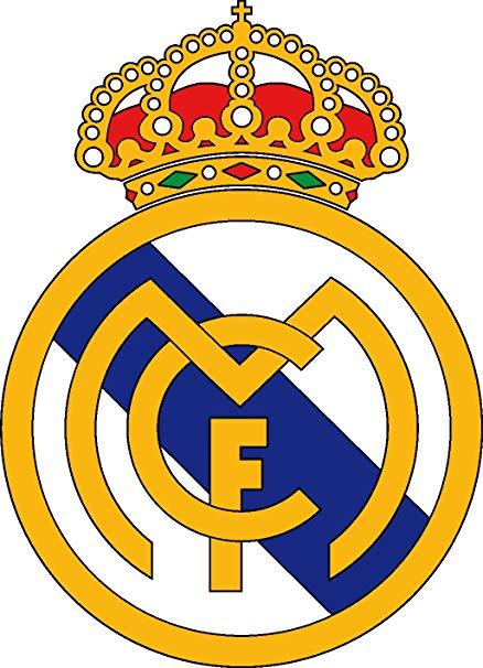 Real Madrid Logo - Wall Tattoo Sticker Football Real Madrid Logo 10 cm: Amazon.co.uk ...