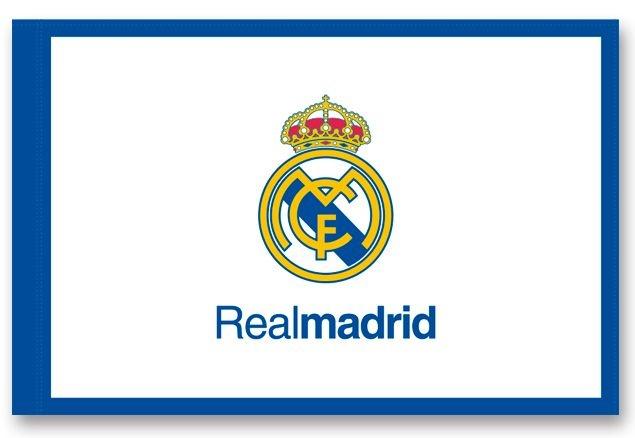 Real Madrid Logo - Real Madrid Flag logo 150 x 100 cm - Internet Sportclubs