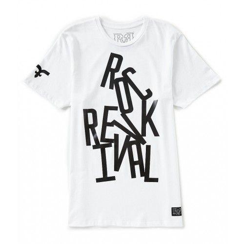 Rock Revival Logo - Rock Revival Thumbling Short-Sleeve Logo Tee crew neck 05436696 KUUULXT