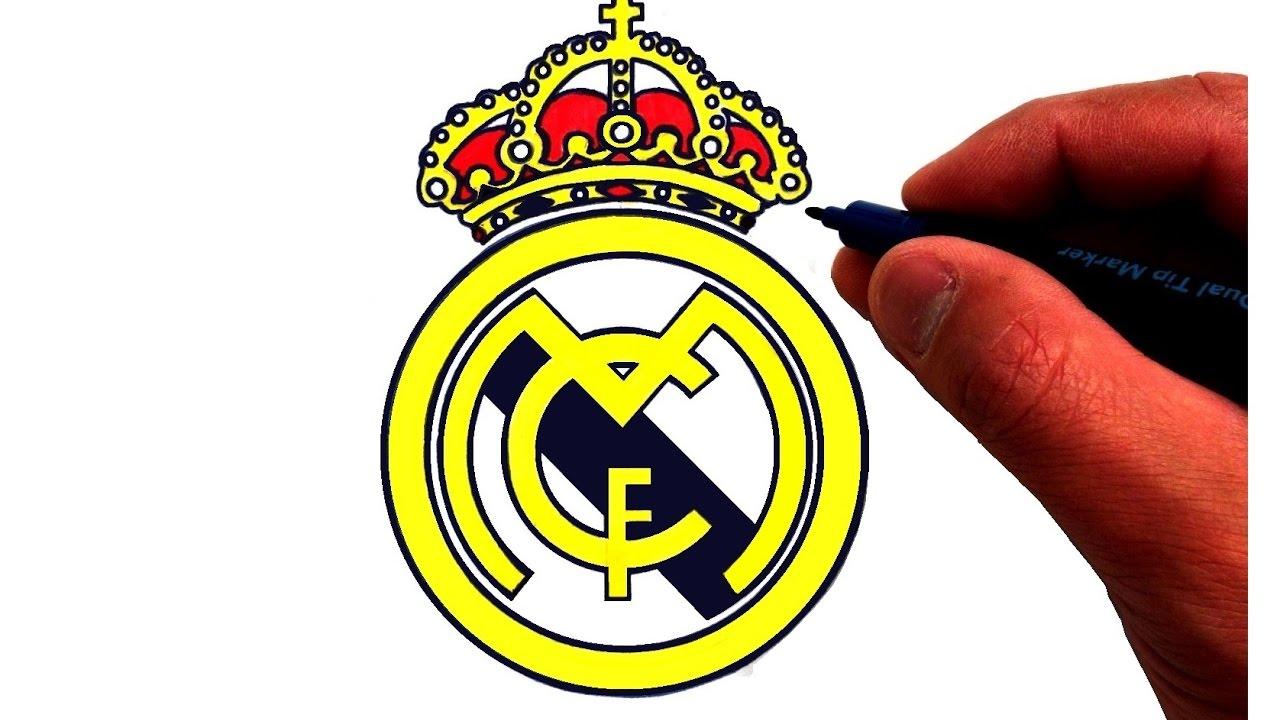 CF Logo - How to Draw the Real Madrid C.F. Logo - YouTube