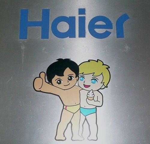 Haier Logo - Netizens Go Off the Deep End in Crowdsourced Haier Brothers Logo ...