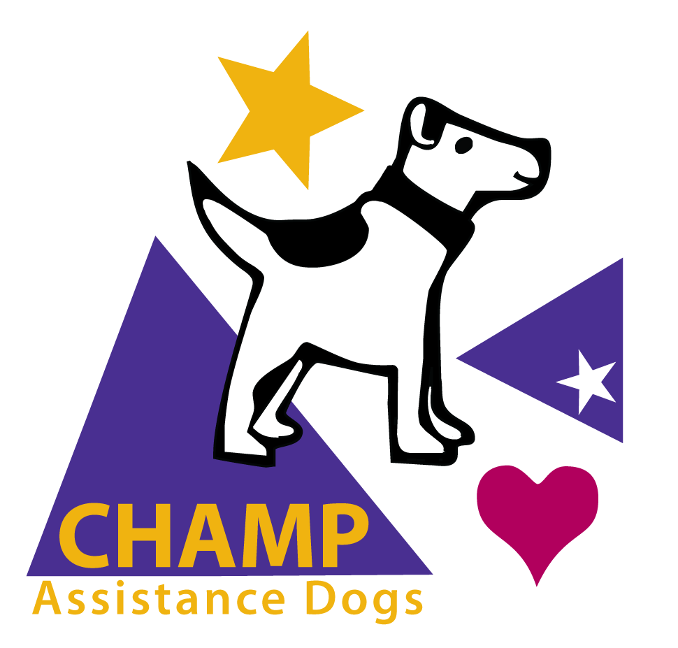 Therapy Dog Logo - CHAMP Assistance Dogs