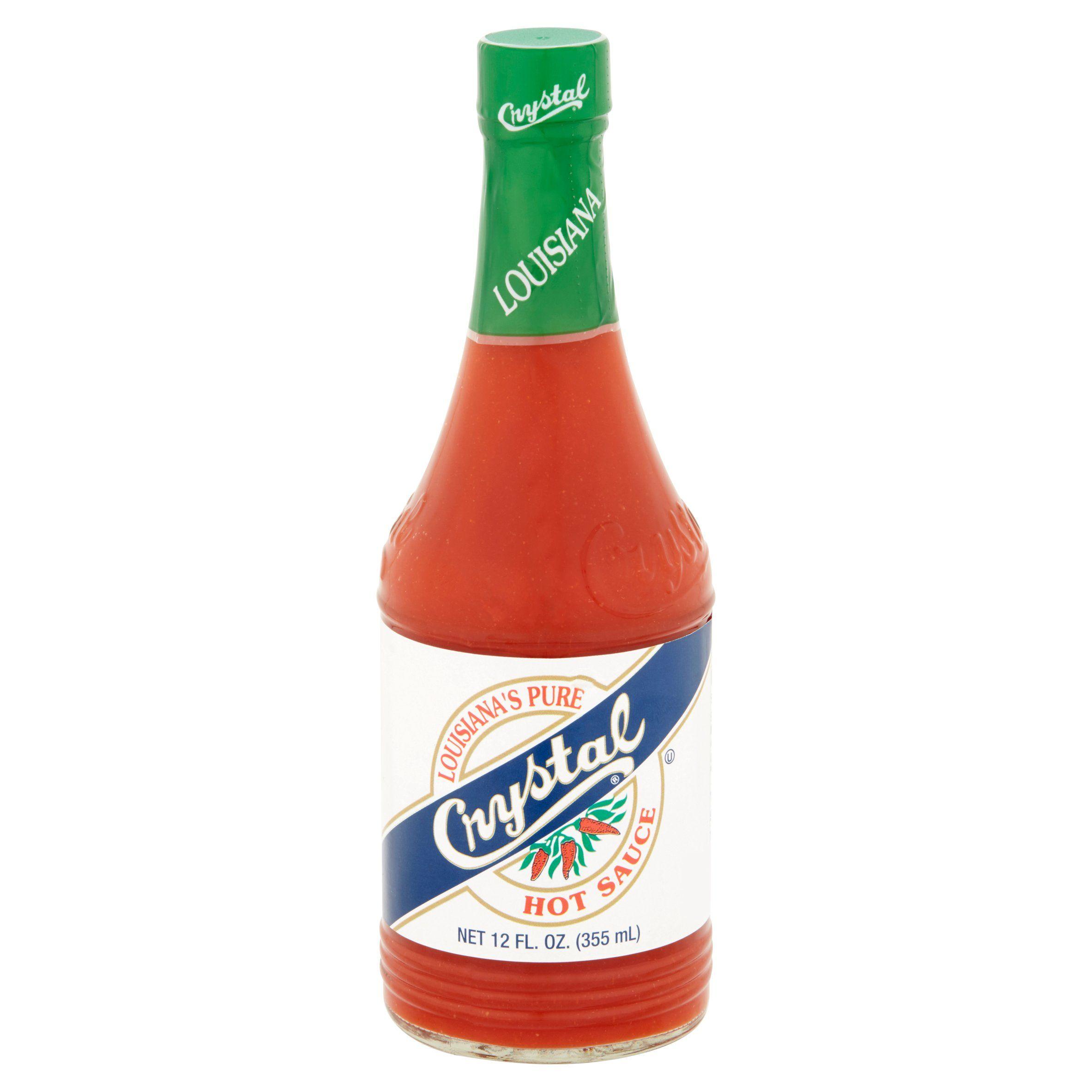 Hot Sauce Food Logo - Crystal Louisiana's Pure Hot Sauce, 12 Fl Oz - Walmart.com