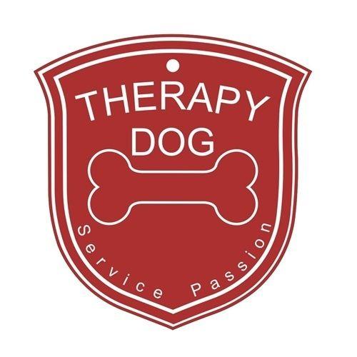 Therapy Dog Logo - Engraved Therapy Dog Tag - Service Dog Outfitters