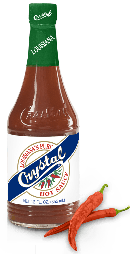 Hot Sauce Food Logo - Louisiana. Crystal Hot Sauce. Crystallize it