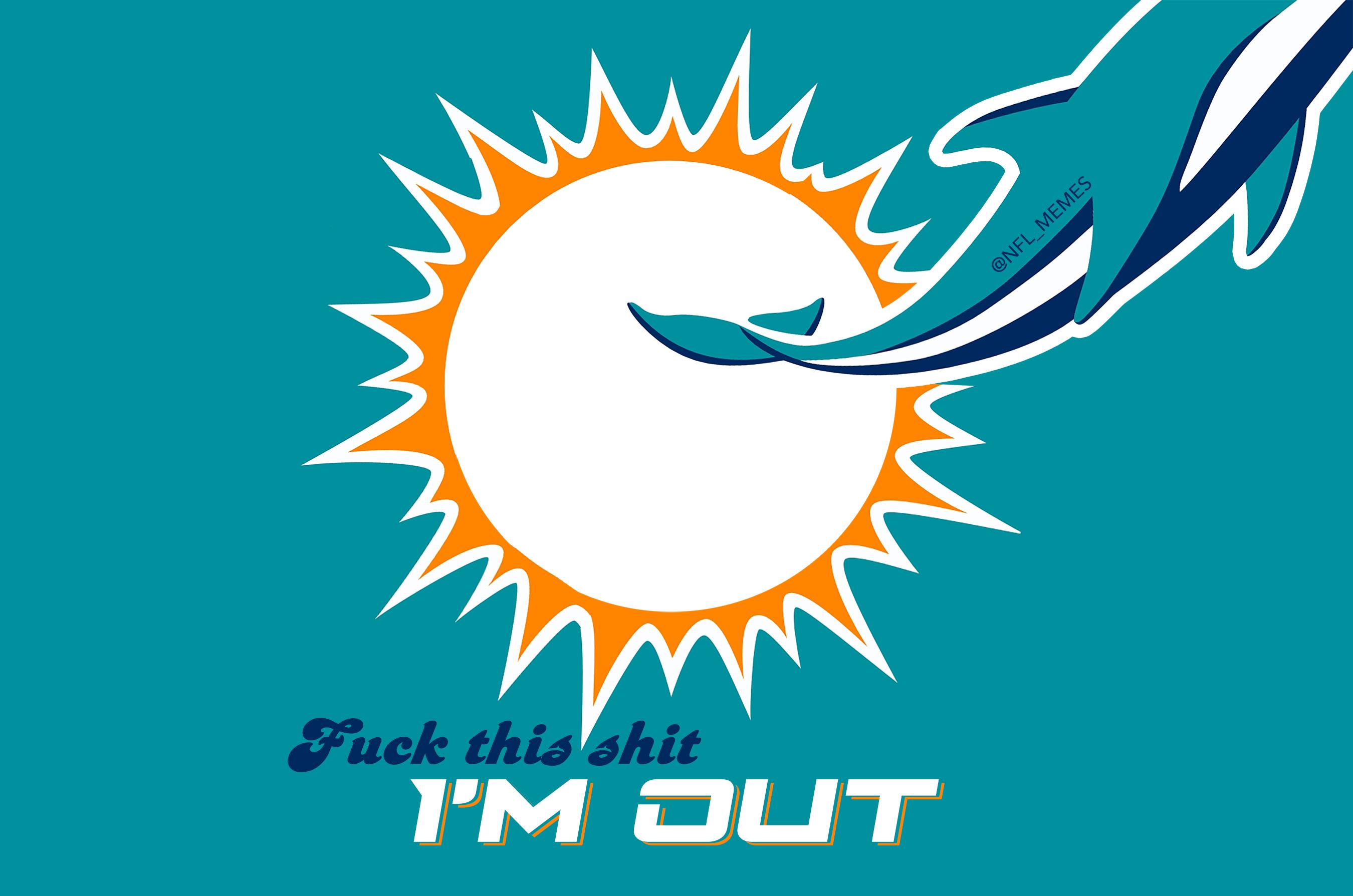 Miami Dolphins Logo - BREAKING: Miami Dolphins Unveil New Logo For Remainder Of The Season