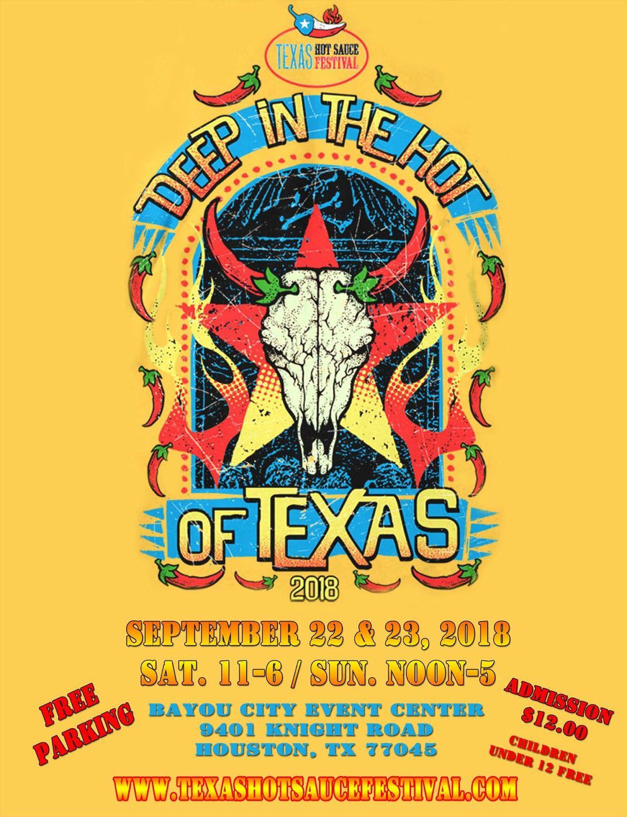 Hot Sauce Food Logo - The 18th Annual Texas Hot Sauce Festival is Coming!