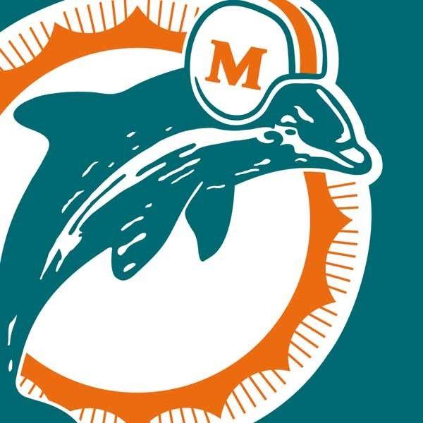 Miami Dolphins Logo - Miami Dolphins Retro Logo Echo Show Skin | NFL