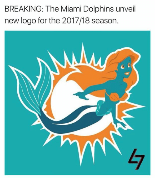 New Dolphins Logo - BREAKING the Miami Dolphins Unveil New Logo for the 201718 Season ...
