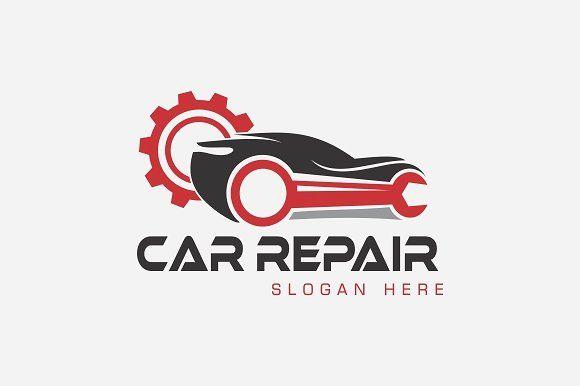 Automotive Shop Logo - Car Repair Logo Logo Templates Creative Market
