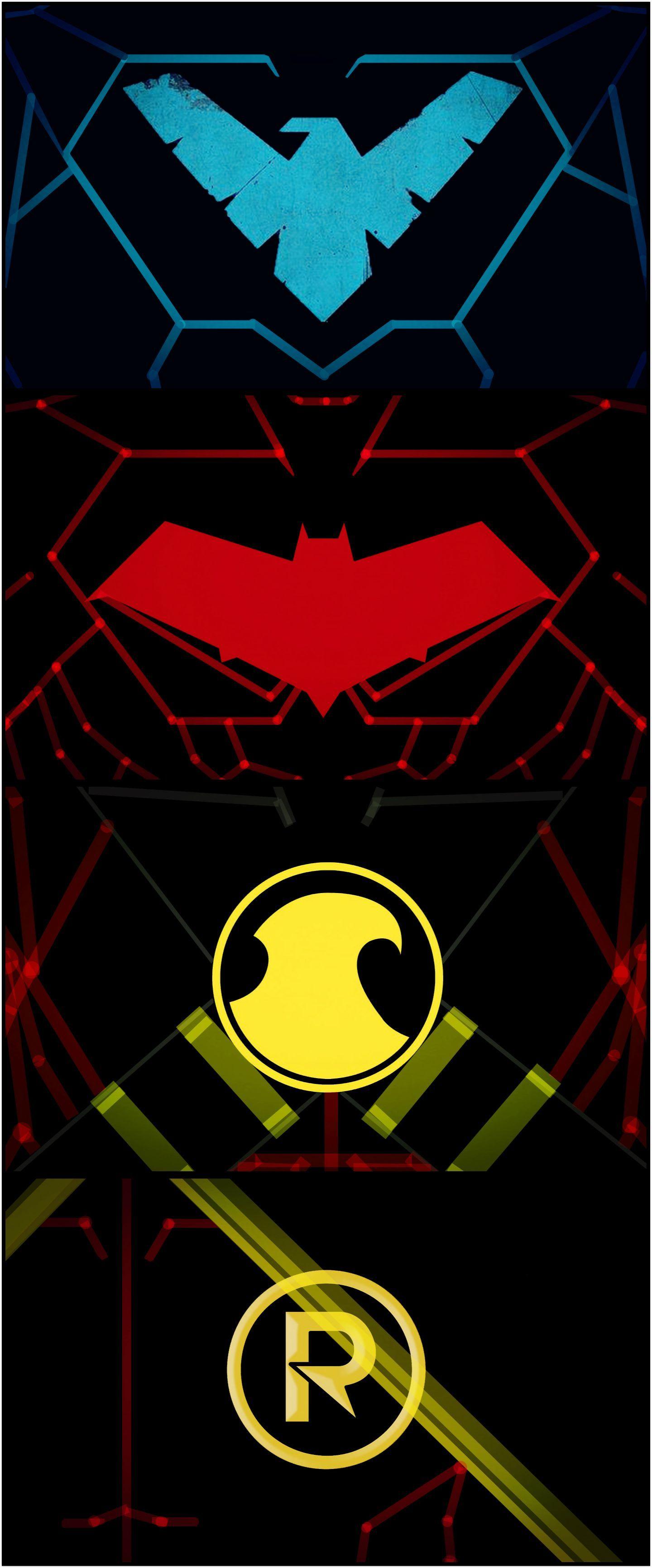 Red Suit Logo - Bats' Robins logo SUIT UP!!! Nightwing Red Hood Red Robin Damian ...