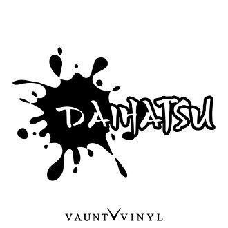 Daihatsu Logo - VAUNT VINYL sticker store: Paint DAIHATSU Daihatsu cutting sticker ...