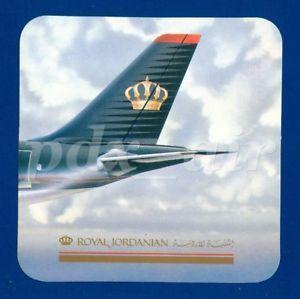 Flag Airline Logo - ROYAL JORDANIAN AIRLINES FLAG CARRIER OF JORDAN CROWN LOGO TAIL ...