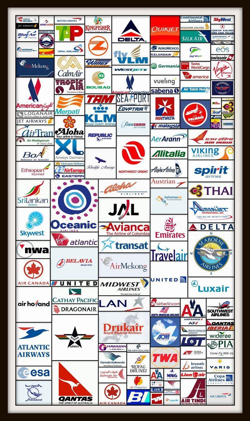 All Airline Logo - Pin by Aviation Explorer on Commercial Airline Logos | Airline logo ...