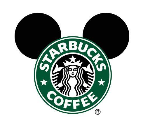 Large Starbucks Logo - Fun Photoshop: Design the logo for the Disney/Starbucks cups ...