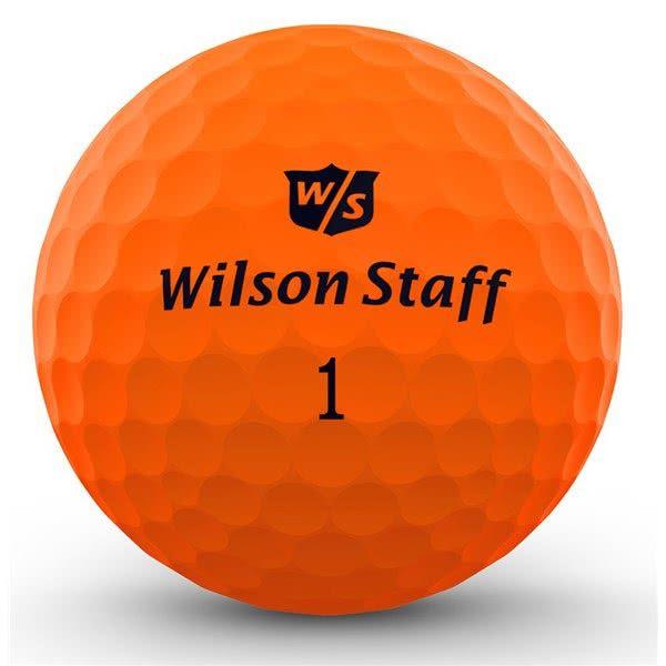 Orange Ball Logo - Wilson Staff DX2 Optix Orange Golf Balls (12 Balls) 2018 - Golfonline