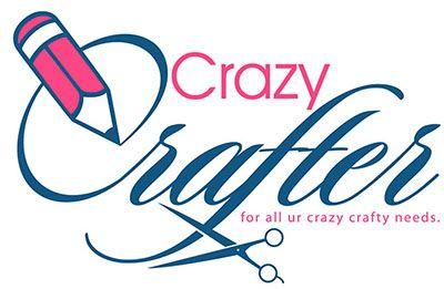Crafter Logo - Crazy Crafter Craft Supplies Shop