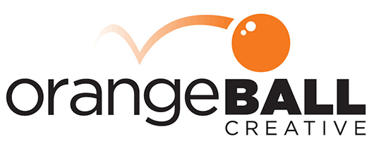 Orange Ball Logo - Strategic Marketing and Branding