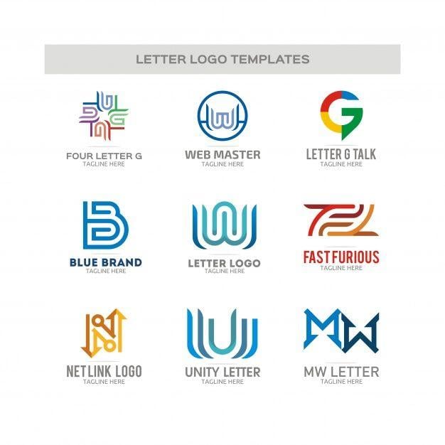Four Letter Logo - Letter logo template Vector