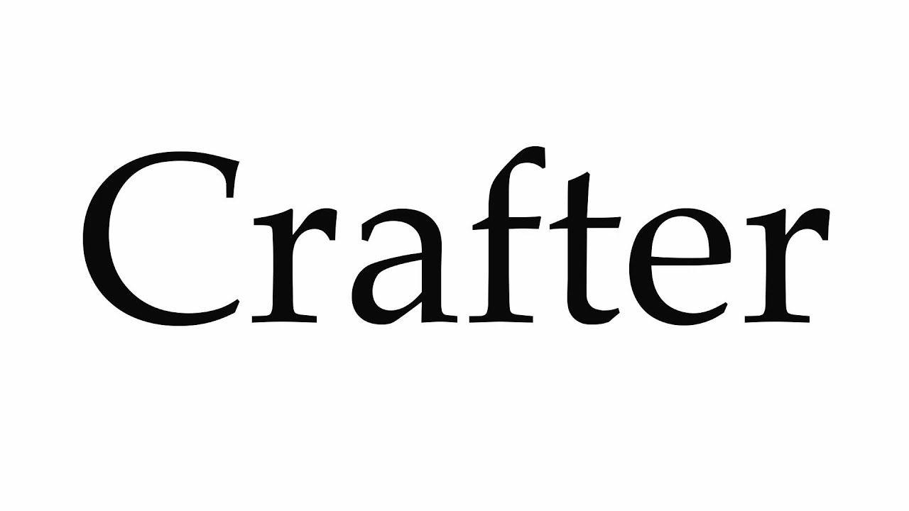 Crafter Logo - How to Pronounce Crafter - YouTube