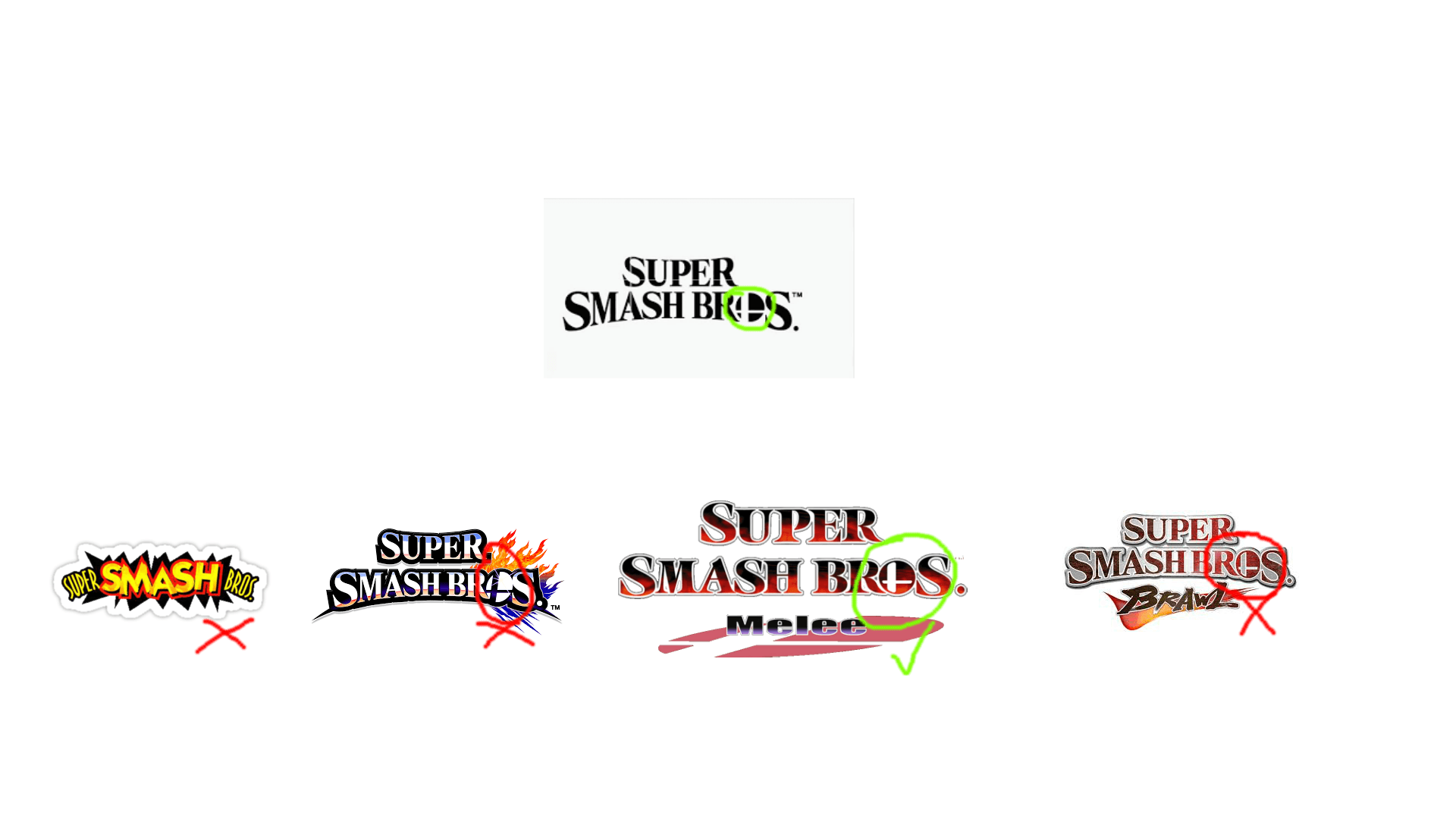 Smash Logo - The smash ball in the new logo is the exact same as the one in melee ...