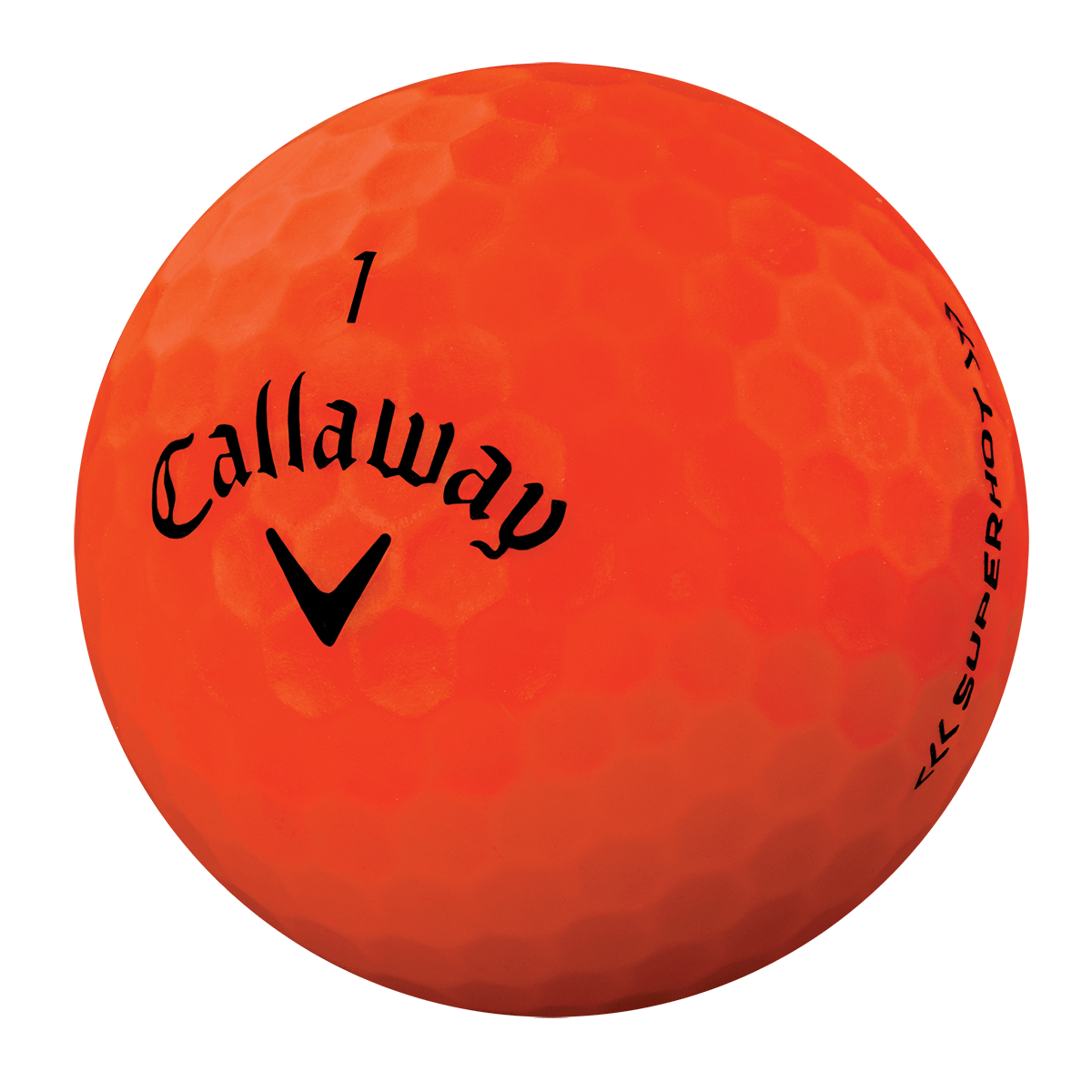 Orange Ball Logo - CALLAWAY SUPERHOT BOLD GOLF BALLS - ORANGE - ADD YOUR LOGO (MINIMUM ...