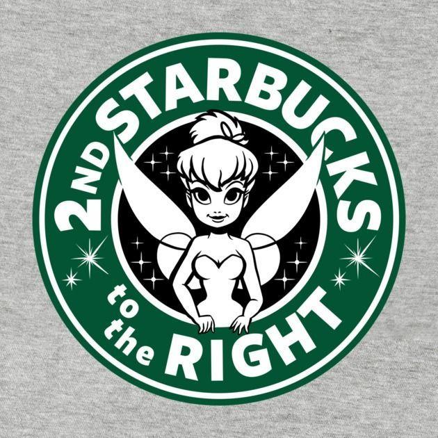 Fun Starbucks Logo - 2nd Starbucks to the Right | Disney duds | Disney starbucks, Disney ...