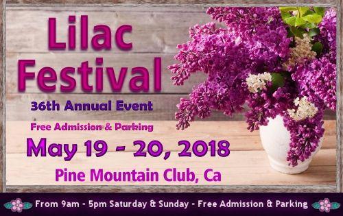 Lilac Festival Logo - Pine Mountain Club Lilac Festival