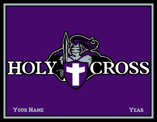 Holy Cross Crusaders Logo - Custom Holy Cross Crusader 60 x 50. Custom Made Comfort