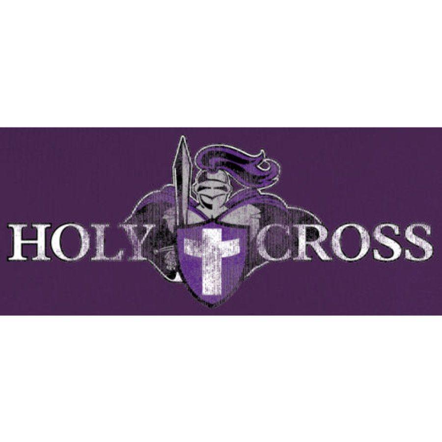 Holy Cross Crusaders Logo - Men's Purple Holy Cross Crusaders Big & Tall Classic Primary ...
