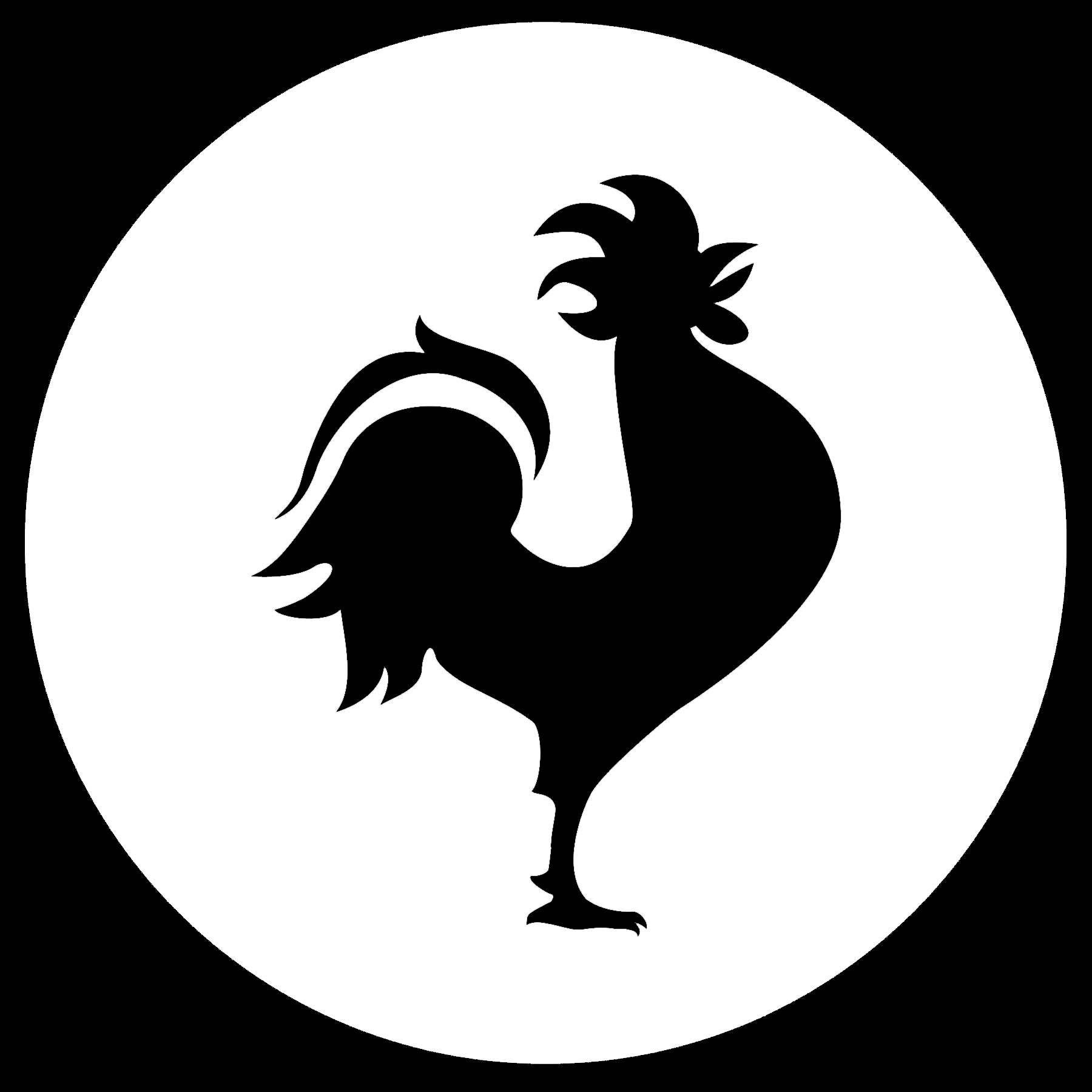 Black and White Rooster Logo - Black rooster Logos