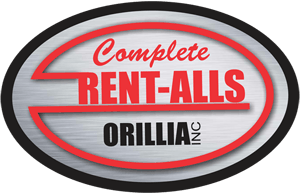 Red Rental Logo - Complete Rent Alls Orillia