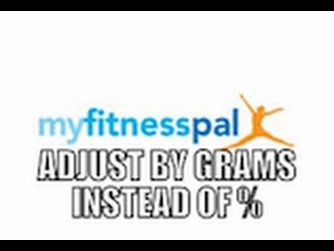 My Fitness Pal Logo - Myfitnesspal App Adjusting Macros By Grams + Renaming Meals - YouTube