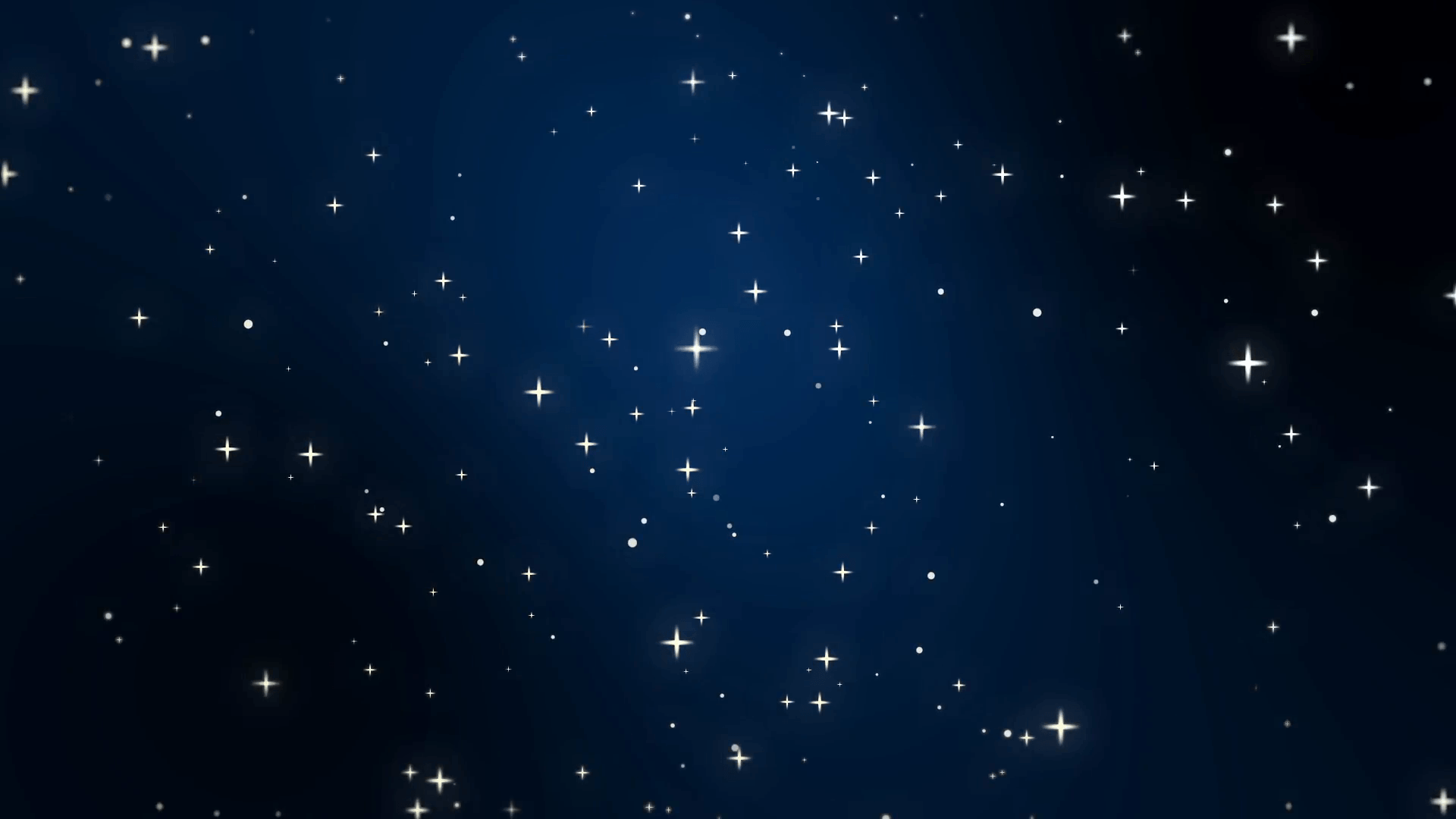 Dark Blue and Black Logo - Night Sky Full Of Stars Animation Made Of Sparkly Light Particles