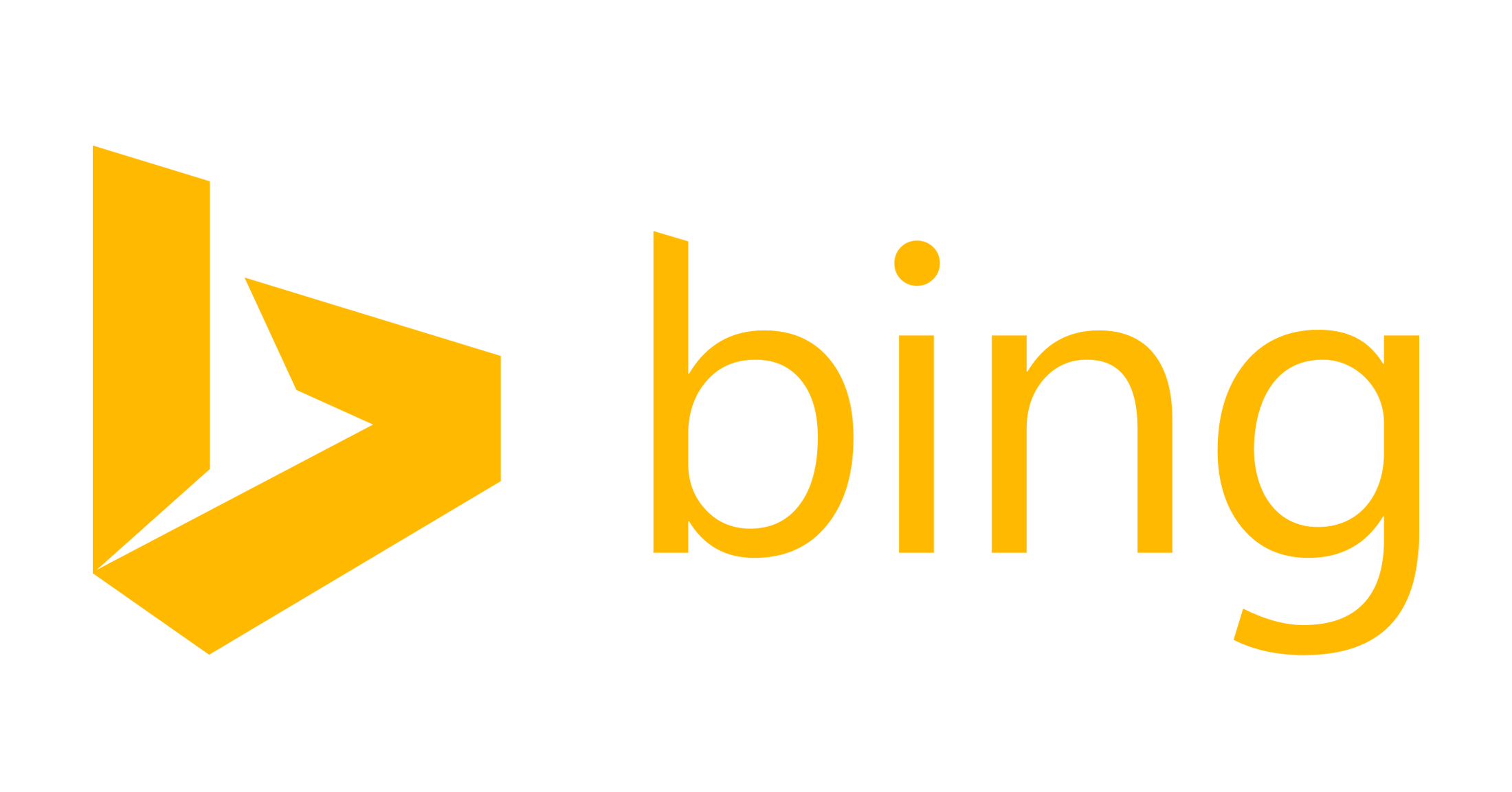 Yellow and White Logo - Bing Logo, Bing Symbol, Meaning, History and Evolution